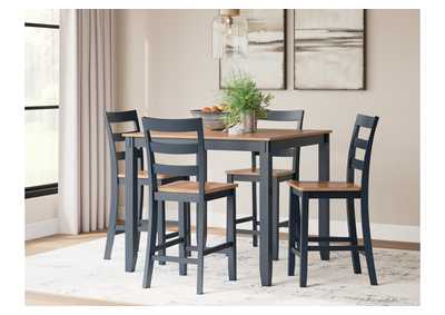 Image for Gesthaven Counter Height Dining Table and 4 Barstools (Set of 5)