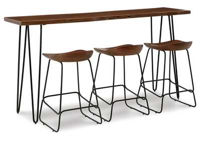 Image for Wilinruck Counter Height Dining Table and 3 Barstools