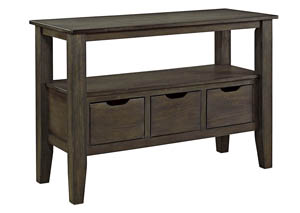 Image for Dresbar Grayish Brown Dining Room Server