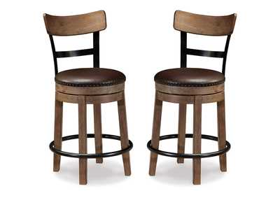Image for Pinnadel Counter Height Bar Stool (Set of 2)