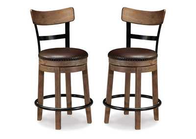 Pinnadel Counter Height Bar Stool (Set of 2)