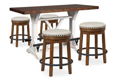 Image for Valebeck Counter Height Table and 4 Stools