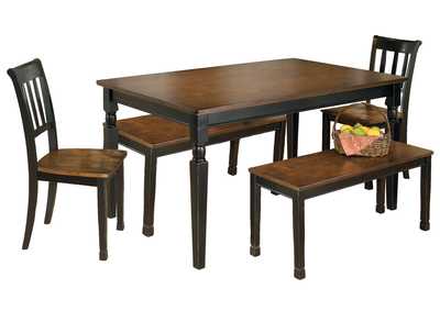 Image for Owingsville Dining Table and 2 Chairs and 2 Benches