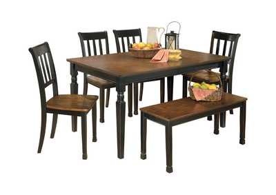 Image for Owingsville Dining Table and 4 Chairs and Bench