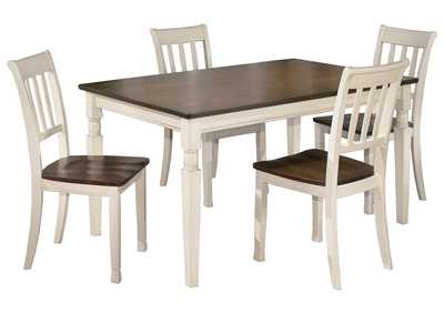 Whitesburg Dining Table and 4 Chairs,Signature Design By Ashley