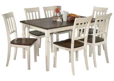 Whitesburg Dining Table and 6 Chairs,Signature Design By Ashley
