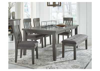 Hallanden Dining Table, 4 Chairs, and Bench,Signature Design By Ashley