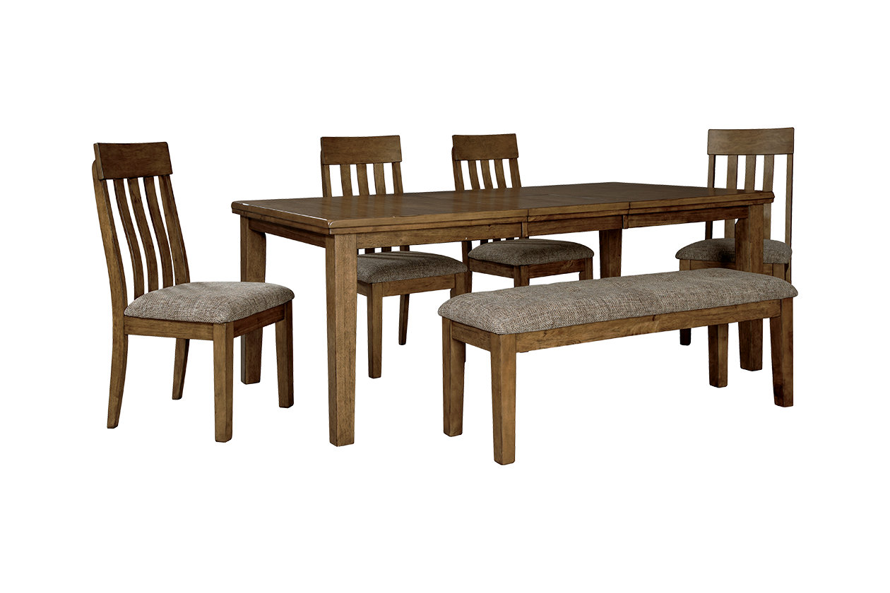 Image for Flaybern Dining Table and 4 Chairs and Bench