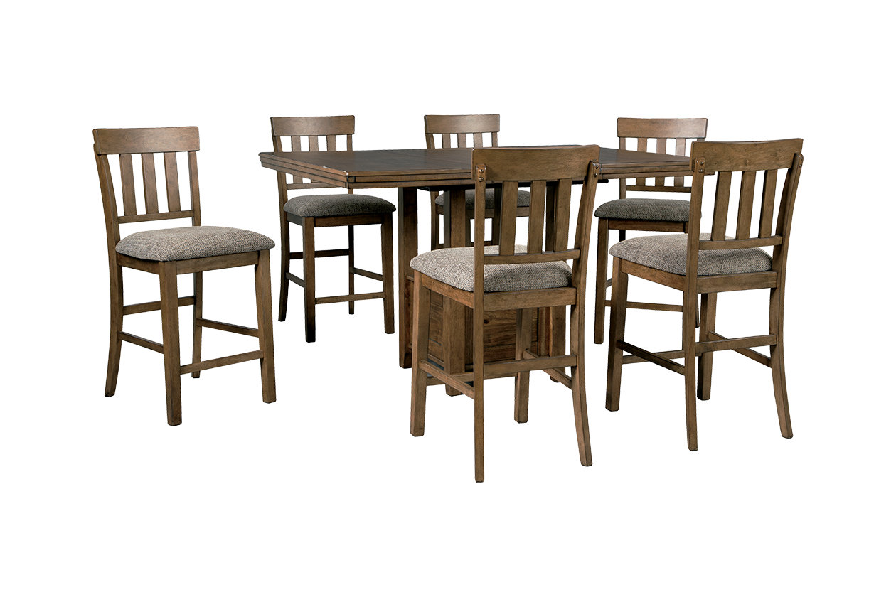 Image for Flaybern Counter Height Dining Table and 6 Barstools