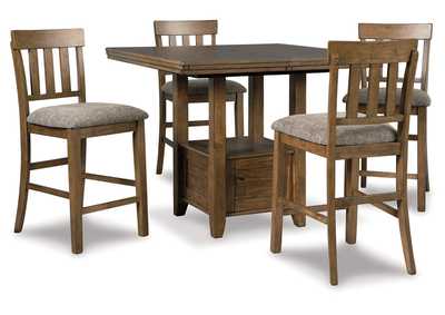 Image for Flaybern Counter Height Dining Table and 4 Barstools