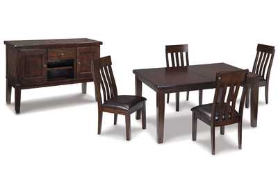 Image for Haddigan Dining Table and 4 Chairs with Storage