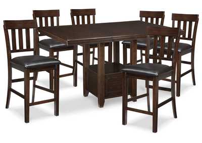 Image for Haddigan Counter Height Dining Table and 6 Barstools