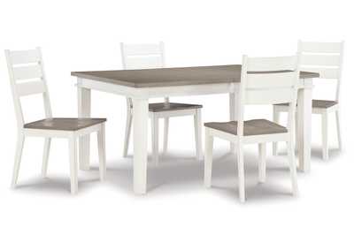 Image for Nollicott Dining Table and 4 Chairs