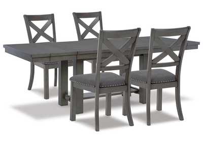 Myshanna Dining Table and 4 Chairs,Signature Design By Ashley
