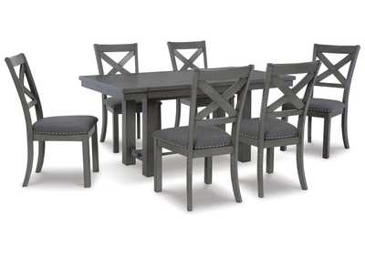 Myshanna Dining Table and 6 Chairs,Signature Design By Ashley