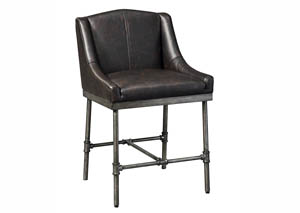 Image for Starmore Brown Upholstered Barstool (Set of 2)