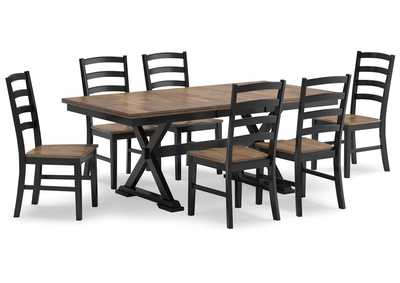 Image for Wildenauer Dining Table and 6 Chairs