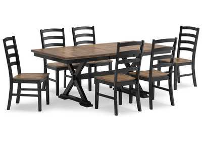 Wildenauer Dining Table and 6 Chairs