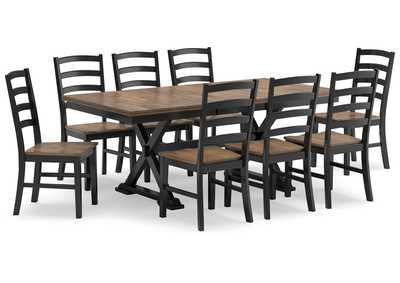 Wildenauer Dining Table and 8 Chairs