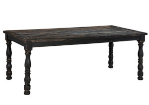 Image for Clayco Bay Black/Gray Rectangular Dining Room Table