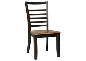 Image for Quinley Two-Tone Brown Dining Room Side Chair (Set of 2)