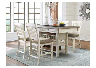 Image for Bolanburg Counter Height Dining Table with 4 Barstools
