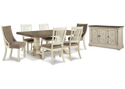 Image for Bolanburg Dining Table and 6 Chairs with Storage