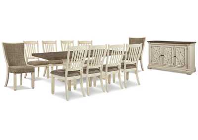 Bolanburg Dining Table and 10 Chairs,Signature Design By Ashley