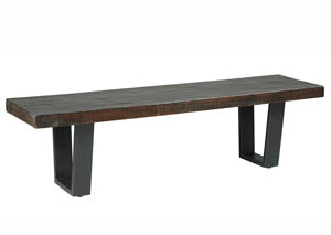 Image for Parlone Dark Brown Large Dining Room Bench