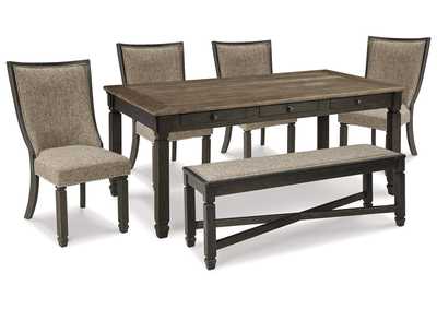 Image for Tyler Creek Dining Table and 4 Chairs with Bench