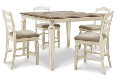 Image for Realyn Counter Height Dining Table and 4 Barstools