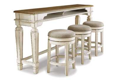 Image for Realyn Counter Height Dining Table and 3 Barstools