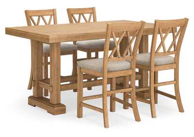 Image for Havonplane Counter Height Dining Table and 4 Barstools