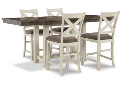 Image for Brewgan Counter Height Dining Table and 4 Barstools