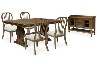 Image for Sturlayne Dining Table and 4 Chairs with Storage