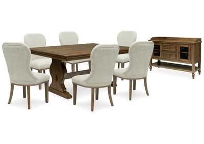 Image for Sturlayne Dining Table and 6 Chairs with Storage