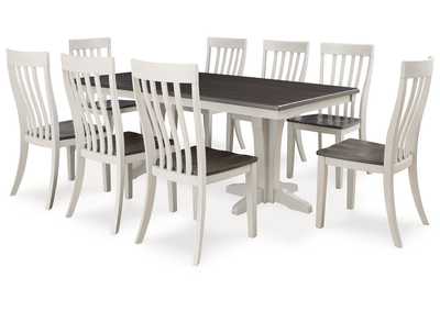 Darborn Dining Table and 8 Chairs