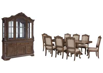 Image for Charmond Dining Table and 8 Chairs with Storage