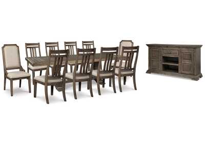 Image for Wyndahl Dining Table, 8 Chairs and Server