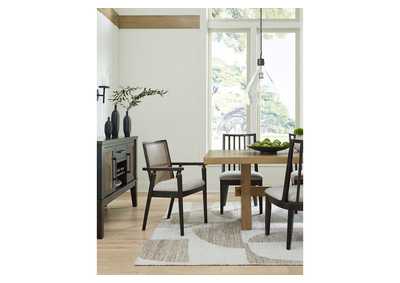 Galliden Dining Table and 6 Chairs with Storage,Signature Design By Ashley