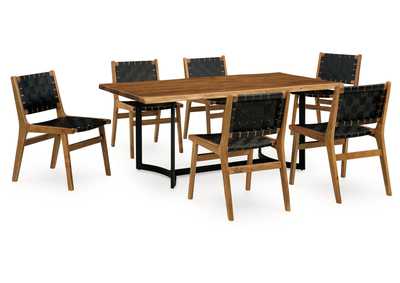 Fortmaine Dining Table and 6 Chairs