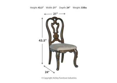 Maylee Dining Table and 4 Chairs,Signature Design By Ashley