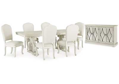 Image for Arlendyne Dining Table and 6 Chairs with Storage