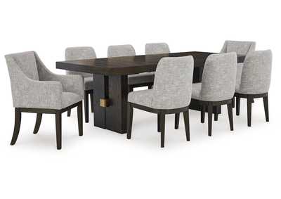 Burkhaus Dining Table and 8 Chairs