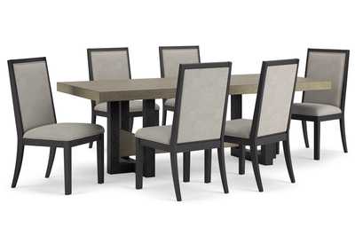 Image for Foyland Dining Table and 6 Chairs