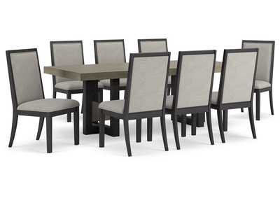 Foyland Dining Table and 8 Chairs