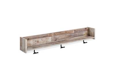Image for Neilsville Wall Mounted Coat Rack with Shelf