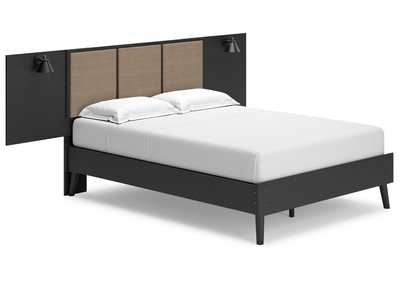 Image for Charlang Full Panel Platform Bed with 2 Extensions