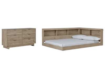 Image for Oliah Full Bookcase Storage Bed with Dresser