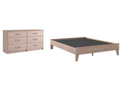 Image for Flannia Queen Platform Bed with Dresser